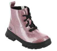 UGG Ashton Lace Up Glitter, Stivale classico Unisex - Bambini e ragazzi, Rosa Glitter Pink, 27.5 EU
