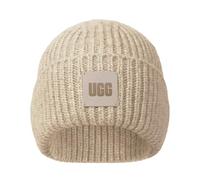 UGG Berretto da Donna a Coste Spesse, Crema, Taglia Unica