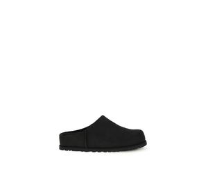 UGG Black Calf Leather Bos Taurus Mules - EU46/US13