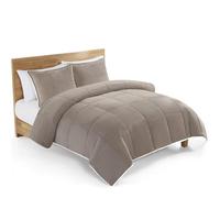 UGG - Blissful Comforter Set - Biancheria da letto morbida e accogliente - Trapunta reversibile e federe - Queen Size - Accenti camera da letto - Fawn
