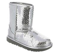UGG Classic Ii Gel Hearts, Stivale classico Unisex - Bambini e ragazzi, Argento, 36 EU
