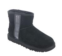 UGG Classic Mini Side Logo II, Stivale classico Donna, Nero, 36 EU