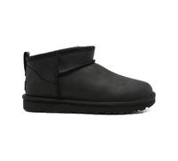 UGG Stivale da donna Classic Ultra Mini Lthr Fashion, nero, 40 EU