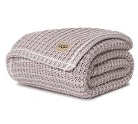 UGG - Coperta Luna - Coperta in morbido cotone lavato - 127 x 178 cm - Coperta calda per divano o letto - Accogliente decorazione per la casa - Quarzo