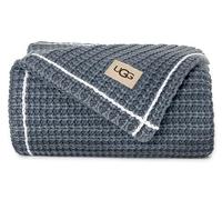 UGG - Coperta Luna - Coperta in morbido cotone lavato - 127 x 178 cm - Coperta calda per divano o letto - Accogliente decorazione per la casa - Blu marino