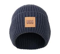 UGG Cuffia a Coste in Maglia Grossa con Logo 20061 Navy Uni