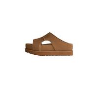 UGG Donna W GOLDENSTAR HI CUTOUT SLIDE Piattaforma, Castagna, 5