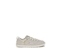 UGG Gray Calf Leather Bos Taurus Low Top Sneakers - EU43/US10