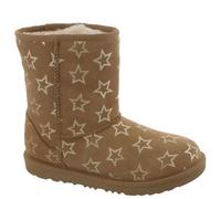 UGG K Classic II Stivaletti alla moda unisex da bambino con stelle iridescenti, Oro Castagno Iridescente, 6 Big Kid