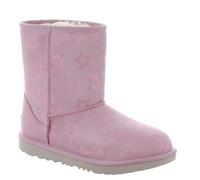 UGG K Classic II Stivaletti alla moda unisex da bambino con stelle iridescenti, Rosa orchidea polverosa iridescente, 39 EU