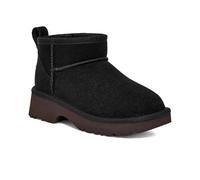 UGG K Classic Ultra Mini New Heights, Stivali alla Moda, Nero, 36 EU