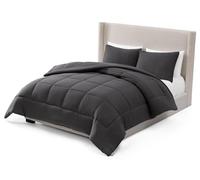 UGG Leonora - Set copripiumino con 2 federe per cuscini, in piuma, reversibile, caldo, per tutte le stagioni, lavabile e ipoallergenico, set di biancheria da letto matrimoniale/matrimoniale, colore: