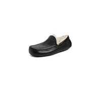 UGG M Ascot, Pantofole Uomo, Nero (Black Leather), 43 EU