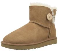 UGG Mini Bailey Button Ii, Stivali classici Donna, Marrone (Chestnut), 39 EU