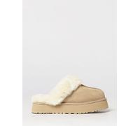 UGG Mules Disquette in pelle scamosciata con interni in shearling 9 Beige