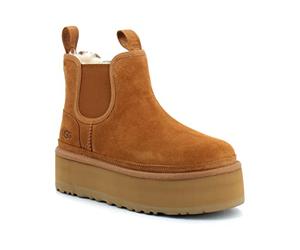UGG Neumel Platform Chelsea, Stivali Donna, Marrone Chesnut, 40 EU