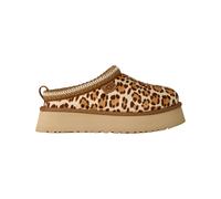 Ugg - Pantofole calde e comode in cuoio - W Tazz Plains Felicity Leopard Jasmine in Poliestere Riciclato - Taglia 41 - Marrone