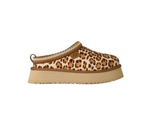 Ugg - Pantofole calde e comode in cuoio - W Tazz Plains Felicity Leopard Jasmine per Donne in Poliestere Riciclato - Taglia 7 US - Marrone