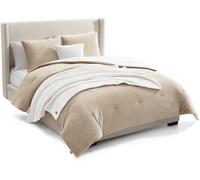 UGG Remina - Set copripiumino da 5 pezzi, con coperta, cuscino decorativo, federe e piumino reversibile, ipoallergenico, lavabile, lussuoso, caldo, soffice, completo, matrimoniale, colore: marrone