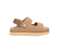 Ugg - Sandali con zeppa in pelle scamosciata - W Goldenstar Glide Sand per Donne in Poliestere Riciclato - Taglia 7 US - Beige