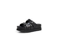 UGG Sandali da donna Goldenstar Hi Slide, Pelle nera, 38.5 EU