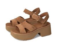 UGG Sandali da donna New Heights con cinturino alla caviglia, Castagna, 40 EU