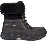 Ugg - Scarpe calde con imbottitura in lana - Butte Black per Uomo in Pelle - Taglia 11 US - Nero