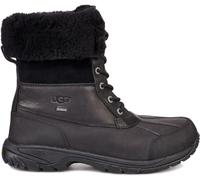 Ugg - Scarpe calde con imbottitura in lana - Butte Black per Uomo in Pelle - Taglia 12 US - Nero
