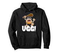 Ugg Stai lontano dal mio cortile Primitive Caveman Felpa con Cappuccio