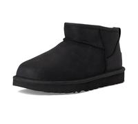 UGG Stivale da donna Classic Ultra Mini Lthr Fashion, nero, 40 EU
