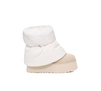 UGG Stivaletti Classici Mini Dipper Puffer in Pelle Bianca