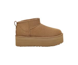 Ugg - Stivaletti con zeppa - W Classic Ultra Mini Platform Chestnut per Donne - Taglia 39 - Marrone