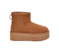 Ugg - Stivali con plateau - Classic Mini Platform Chestnut per Donne in Pelle - Taglia 41 - Marrone