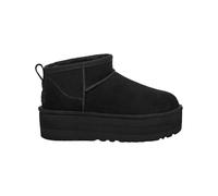 Ugg - Stivali con plateau - W Classic Ultra Mini Platform Black per Donne in Pelle - Taglia 43 - Nero