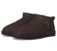 UGG Stivali da uomo Classic Ultra Mini in pelle Regen Fashion, Cacao in polvere, 44 EU
