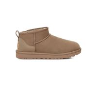 Ugg - Stivali foderati in lana - W Classic Ultra Mini Caribou per Donne in Pelle - Taglia 36 - Beige