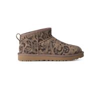 Ugg - Stivali foderati in lana - W Classic Ultra Mini Spotted Chestnut per Donne in Pelle - Taglia 41 - Marrone