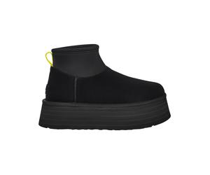 Ugg - Stivali - W Classic Mini Dipper Black per Donne in Pelle - Taglia 10 US - Nero