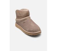 UGG - W CLASSIC MINI CRESCENT Marrone - Stivaletti e tronchetti 38 Marrone