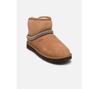 UGG - W CLASSIC MINI CRESCENT Marrone - Stivaletti e tronchetti 39 Marrone
