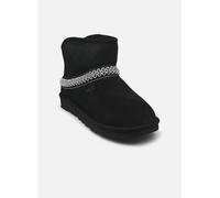 UGG - W CLASSIC MINI CRESCENT Nero - Stivaletti e tronchetti 37 Nero
