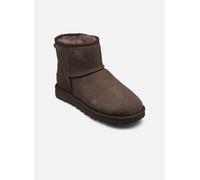 UGG Stivaletti W Classic Mini II in Pelle Marrone Cioccolato