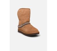UGG - W CLASSIC SHORT CRESCENT Marrone - Stivaletti e tronchetti 38 Marrone