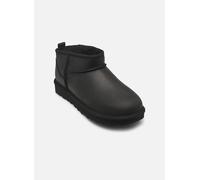 UGG - W Classic Ultra Mini LTHR Nero - Stivali 36 Nero