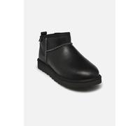 UGG - W CLASSIC ULTRA MINI LTHR REGEN Nero - Stivaletti e tronchetti 37 Nero