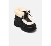 UGG - W Esmee Leather Lace up Nero - Stivaletti e tronchetti 38 Nero