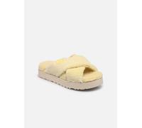 UGG - W FUZZ SUGAR TERRY CROSS SLIDE Giallo - Pantofole 36 Giallo