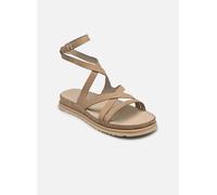 UGG - W Goldengaze Embossed Ankle Wrap Beige - Sandali e scarpe aperte 38 Beige