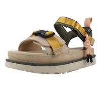Ugg - Sandali con zeppa robusta - W Goldenstar Wildwood Sand Castle per Donne in Poliestere Riciclato - Taglia 9 US - Beige