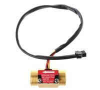 UGGOVXWZH YF-B1 Sensore di Flusso in ottone/SUS304 Acqua 1-25L/min BSPT G1/2" estremità filettata Errore 5% Misuratore di Portata a turbina(YF-B1 Brass 44mm)